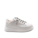 Sneaker cangiante con dettaglio macramè