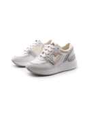 Sneaker da bimba con zeppa