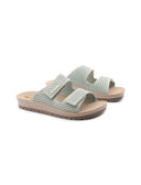 Ciabatta a doppia fascia con velcro