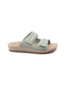 Ciabatta a doppia fascia con velcro