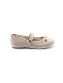 Ballerina da bimba con fiocco metallico