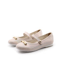 Ballerina da bimba con fiocco metallico