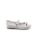 Ballerina da bimba con fiocco metallico