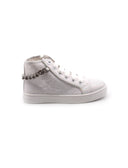Sneaker alta da bimba con catena e zip
