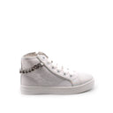 Sneaker alta da bimba con catena e zip