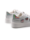 Sneaker gioiello da bimba con zip