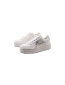 Sneaker macramè con dettaglio glitter