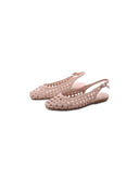 Ballerina slingback intrecciata bimba