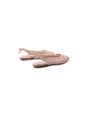 Ballerina slingback intrecciata bimba
