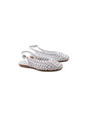Ballerina slingback intrecciata bimba