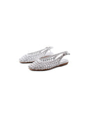 Ballerina slingback intrecciata bimba
