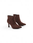 Ankle boot con tacco a rocchetto