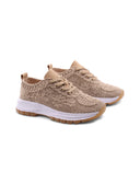 Sneaker in macramè da donna