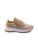 Sneaker traforata multicolor da donna
