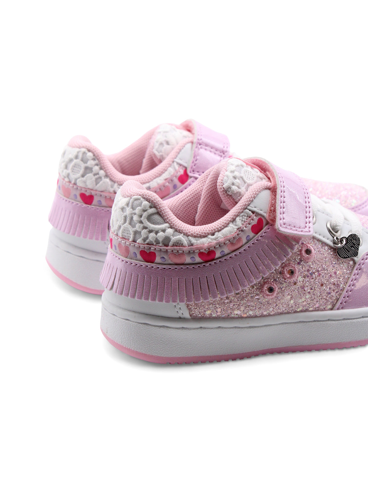 Scarpa Bambina Lelli Kelly Frangetta Pan Di Zucchero - Glitter Rosa, Taglia 30, Tomaia Tecnica Glitterata, Suola Antiscivolo