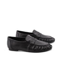 Alexia mocassino nero in pelle da donna