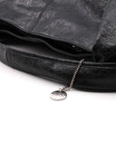 Borsa nera a spalla da donna