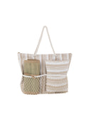 Borsa mare con stuoia e cuscino