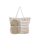 Borsa mare con stuoia e cuscino