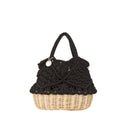 Borsa mare con fondo in paglia