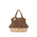 Borsa mare con fondo in paglia