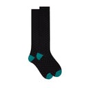 LD1619 calza lunga a pois da donna