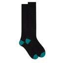 LD1619 calza lunga a pois da donna