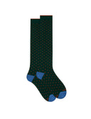 LD1619 calza lunga a pois da donna