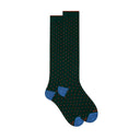 LD1619 calza lunga a pois da donna