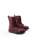 Anfibio da donna in vera pelle con zip