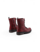 Anfibio da donna in vera pelle con zip
