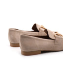 Mocassino donna in pelle scamosciata