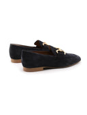 Mocassino donna in pelle scamosciata