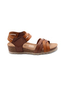 Sandalo in pelle da donna