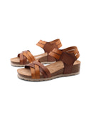 Sandalo in pelle da donna