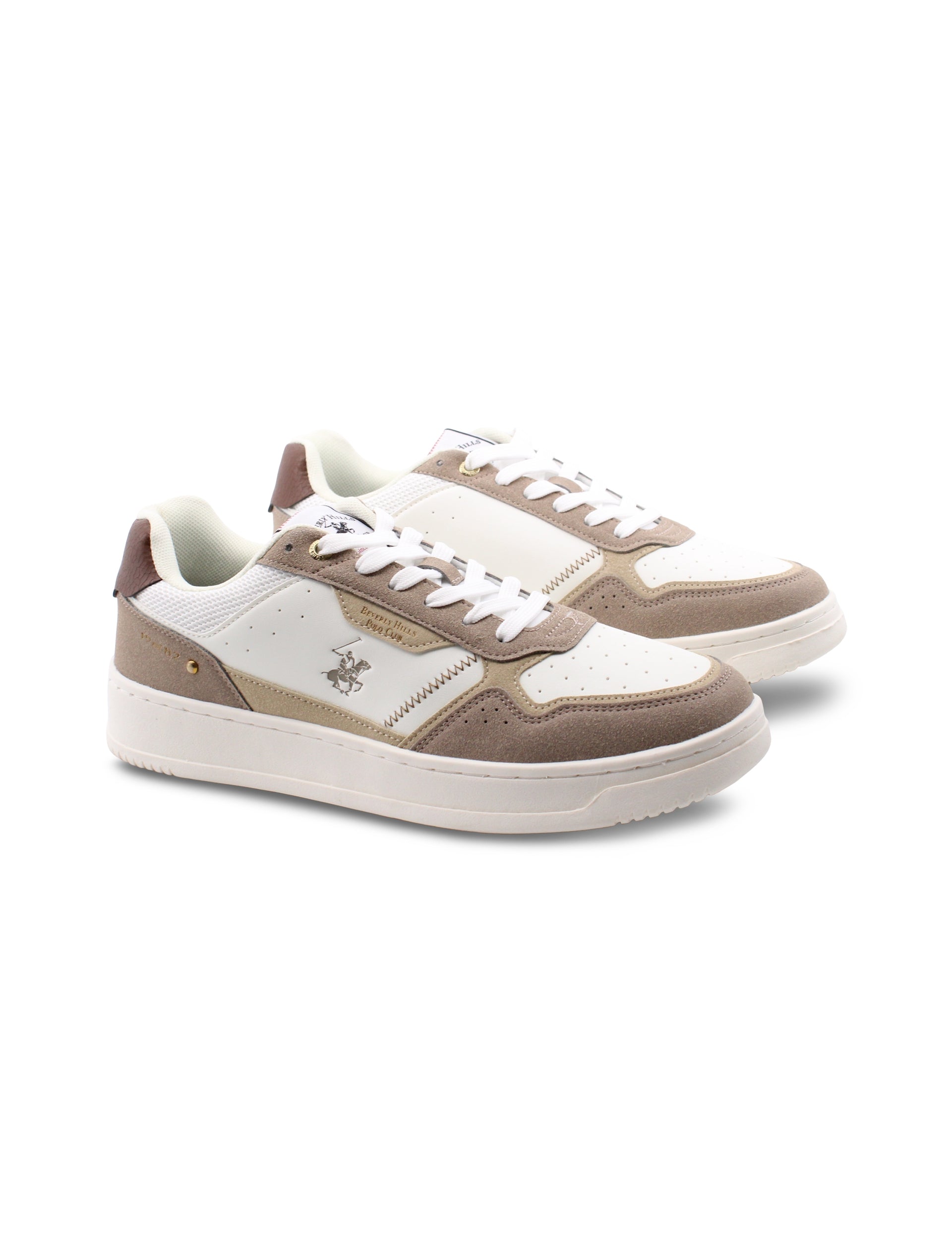 Beverly Hills Polo Club Prime Mix sneaker da uomo crema
