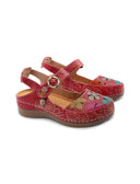 Sabot con zeppa da donna