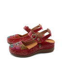Sabot con zeppa da donna