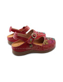 Sabot con zeppa da donna