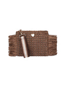 Pochette con frange da donna