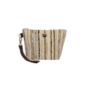 Pochette con intreccio da donna