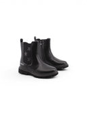 Stivaletto nero con zip da bimba