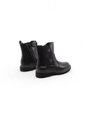 Stivaletto nero con zip da bimba