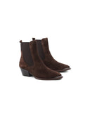 Stivaletto texano scamosciato da donna