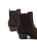 Stivaletto texano scamosciato da donna