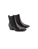 Stivaletto texano nero da donna