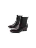 Stivaletto texano nero da donna