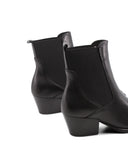 Stivaletto texano nero da donna