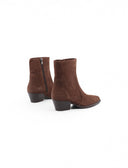 Stivaletto texano scamosciato da donna