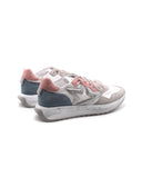 Sneaker in pelle scamosciata e tessuto